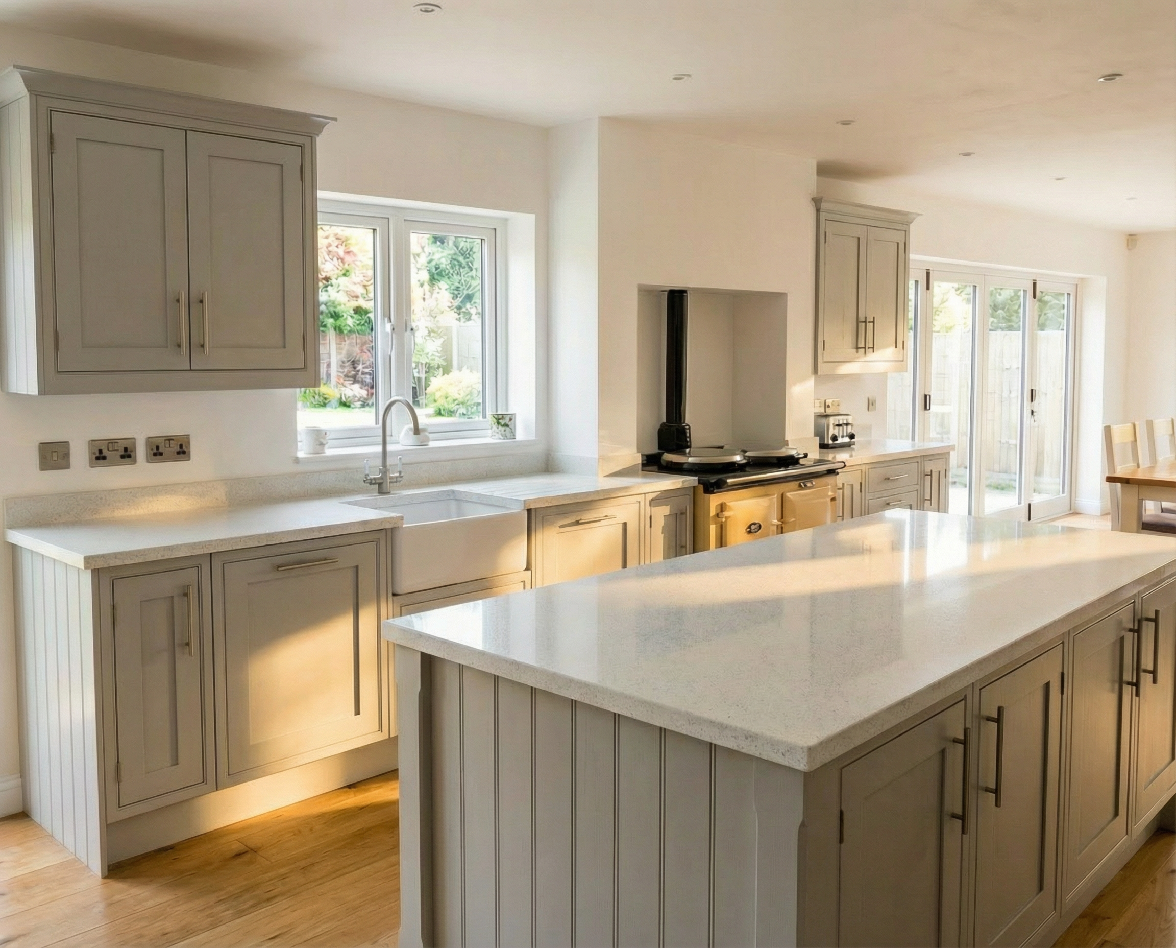 After shot of Kitchen cabinet and worktop respray