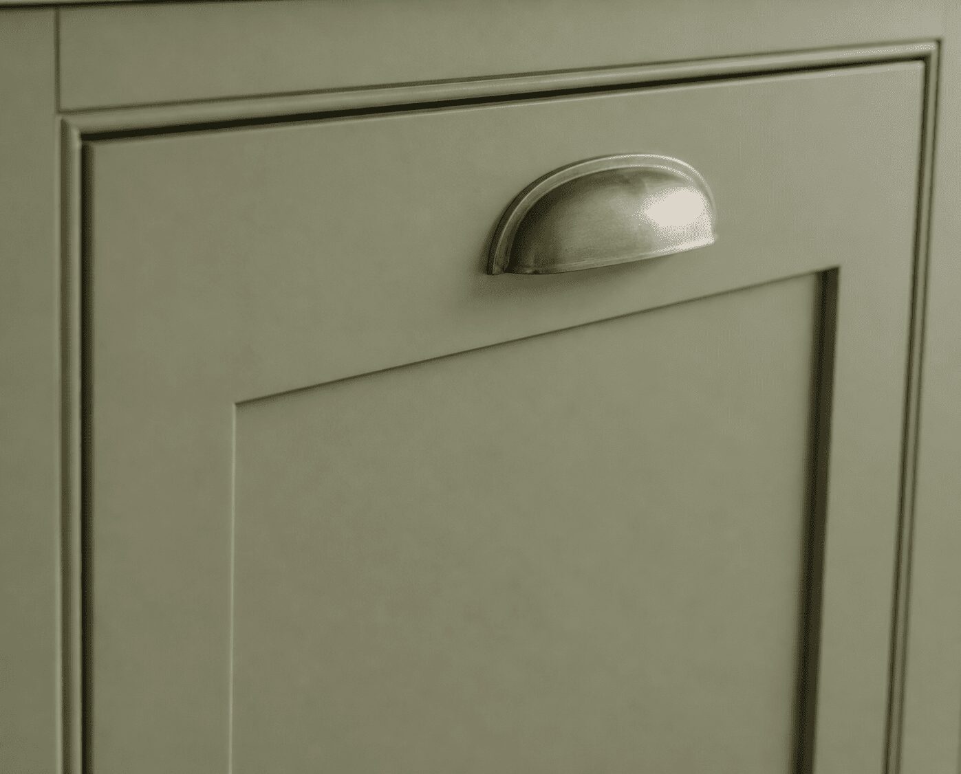Sage Green Painted Cabinet