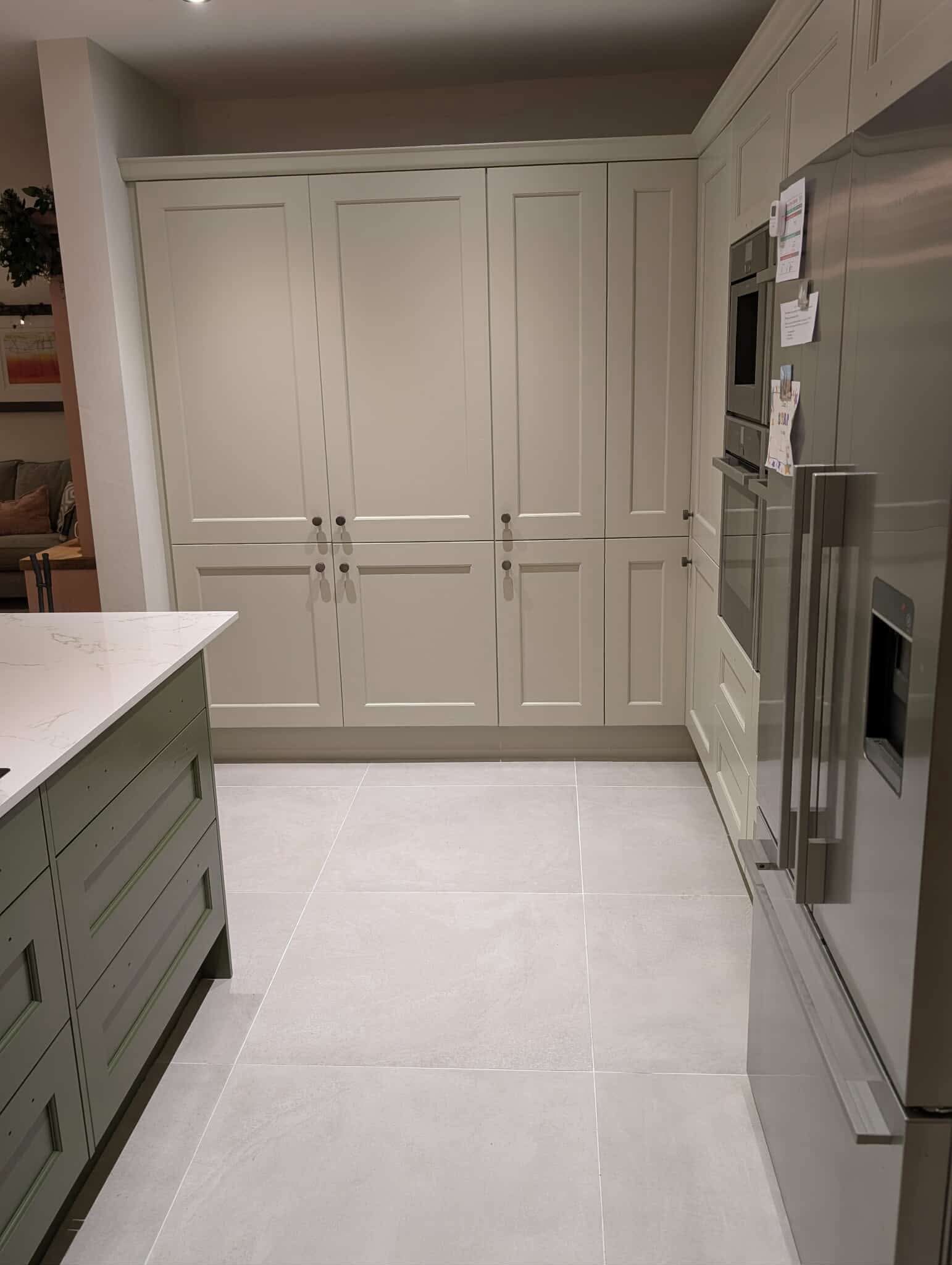 resprayed Sheffield kitchen cabinets
